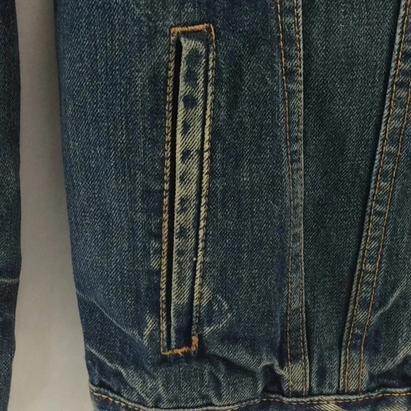 Levi Strauss Men’s  Denim Jean Jacket Medium - Picture 4 of 8